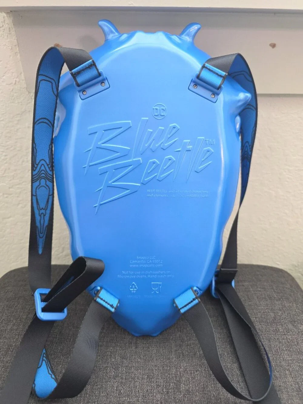 NEW - AMC Exclusive Blue Beetle Popcorn Bucket/Backpack Vessel DC Comics 2023